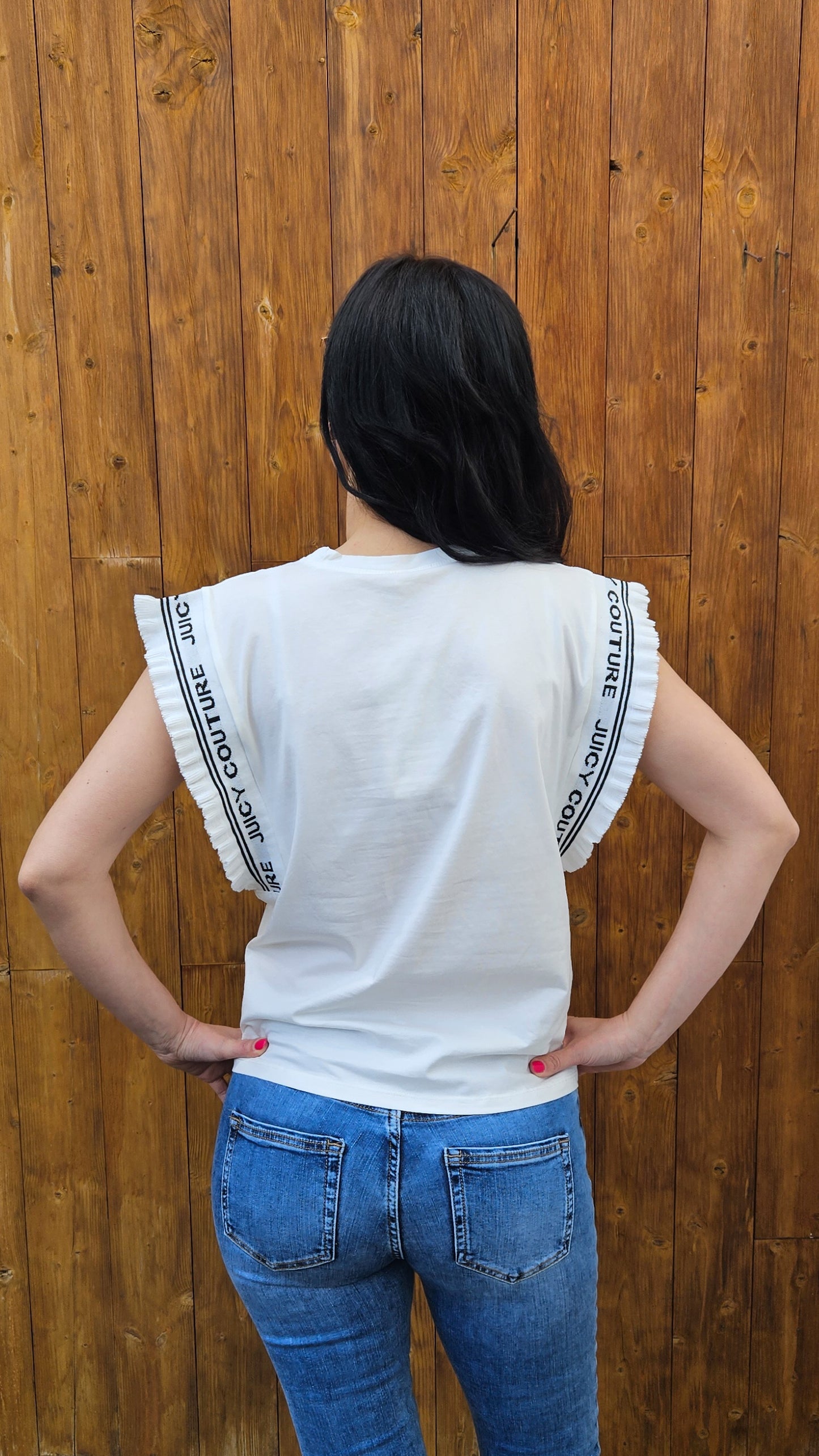 Ärmelloses Basic T-Shirt mit dem kleinen Extra an der Seite