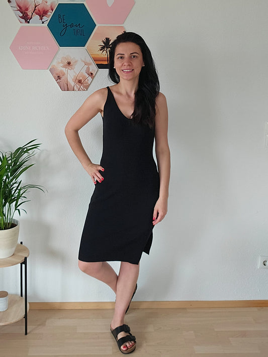 Kleid in Schwarz