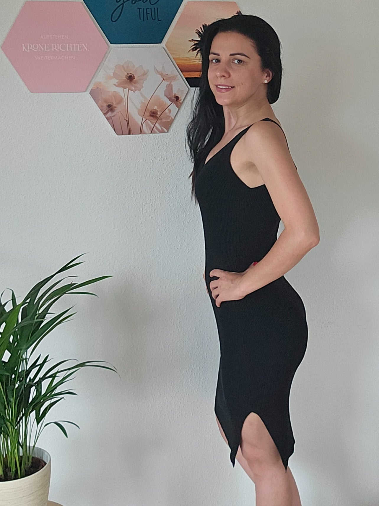 Kleid in Schwarz